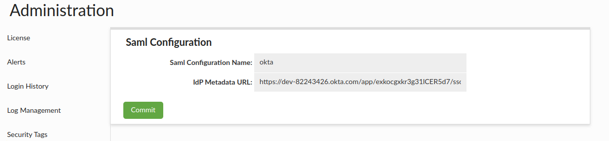 Heimdall SAML Configuration